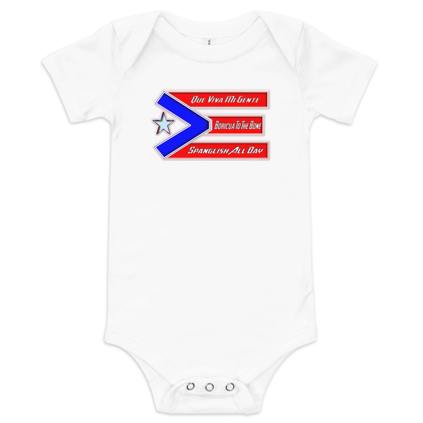 Boricua Baby | Puerto Rican Flag Onesie - Lil Guy Stuff