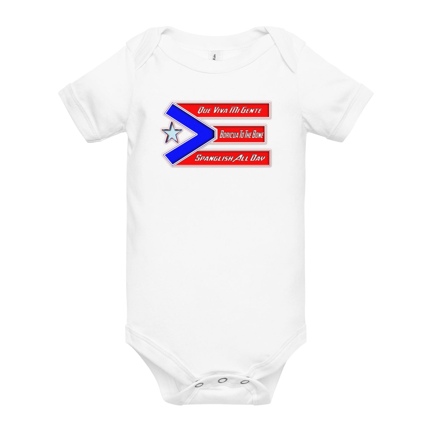 Boricua Baby | Puerto Rican Flag Onesie - Lil Guy Stuff