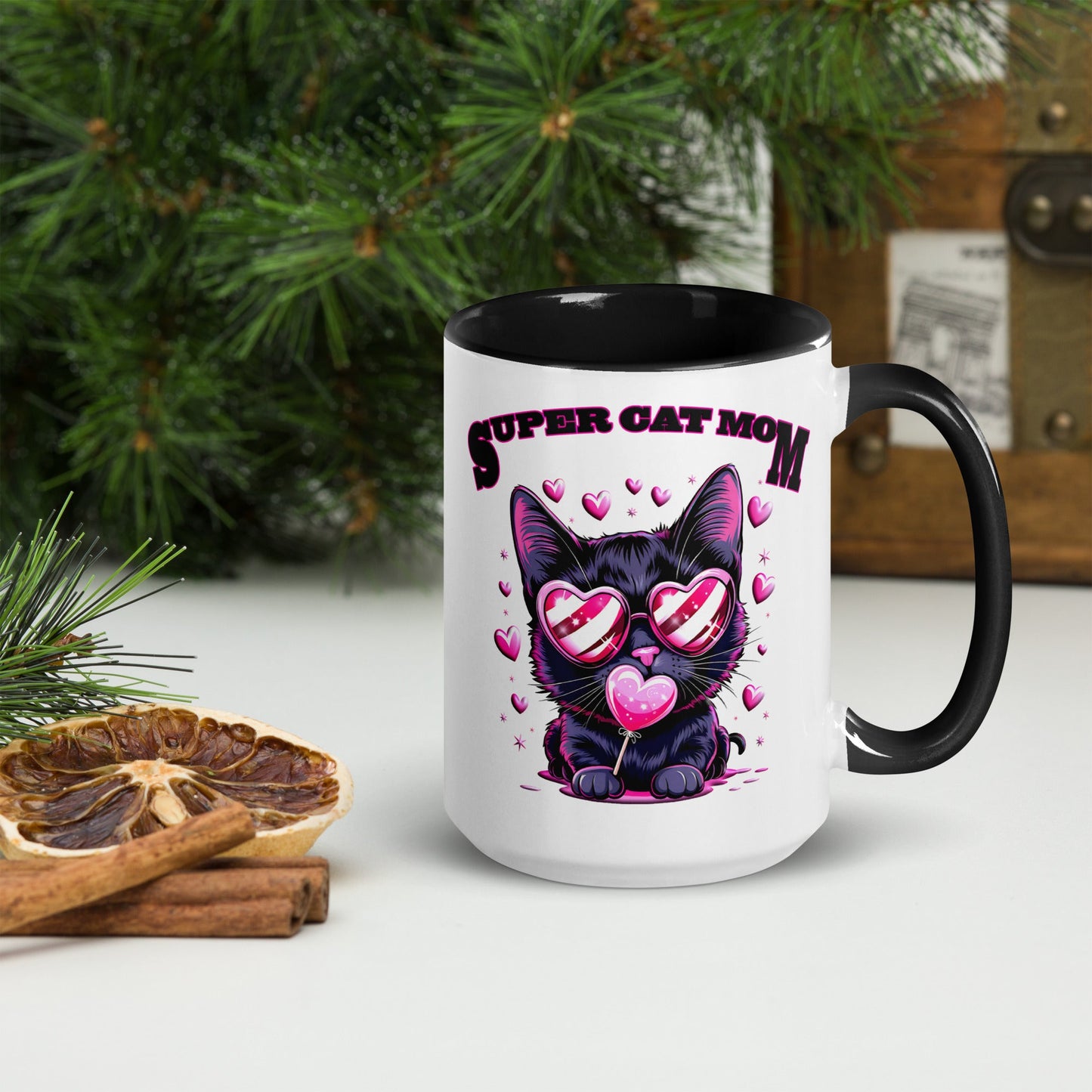 Purrfectly Proud Cat Mom | Vibrant Premium Mug - Lil Guy Stuff